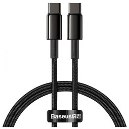 Baseus Tungsten Gold USB-C - USB-C Cable 2m Black
