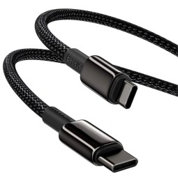 Baseus Tungsten Gold USB-C - USB-C Cable 2m Black