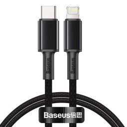 Baseus USB-C to Lightning Cable 1m Black