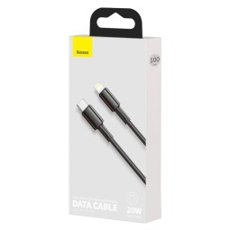 Baseus USB-C to Lightning Cable 1m Black