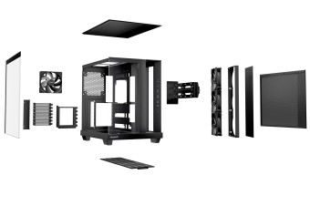 Be quiet! Light Base 500 Tempered Glass Black