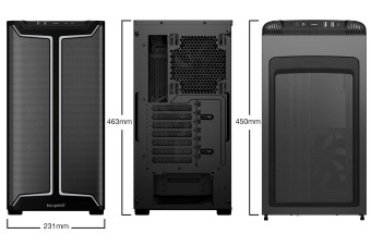Be quiet! Pure Base 501 DX Tempered Glass Black