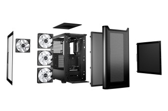 Be quiet! Pure Base 501 DX Tempered Glass Black