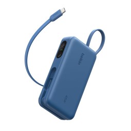 Belkin UltraCharge with Integrated Cable and Display 10000mAh Powerbank Blue