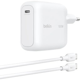 Belkin Boost Charge 100W USB-C GAN Charger 1,5m cable White