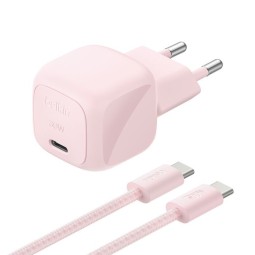 Belkin BoostCharge Compact USB-C Wall Charger 30W Pink