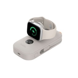 Belkin BoostCharge Pro 10000mAh PowerBank with Apple Watch Charger Sand