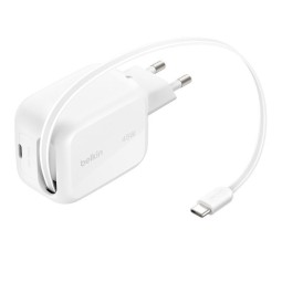 Belkin BoostCharge Pro 45W Dual GaN 1m Cable White