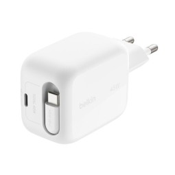Belkin BoostCharge Pro 45W Dual GaN 1m Cable White