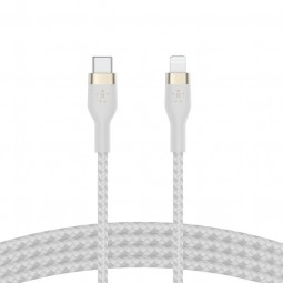 Belkin BoostCharge Pro Flex USB-C Cable with Lightning Connector 2m White