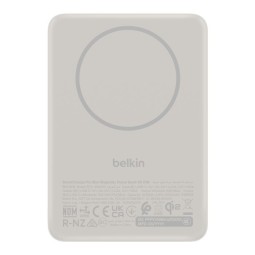 Belkin BoostCharge Slim Magnetic 5000mAh PowerBank Sand