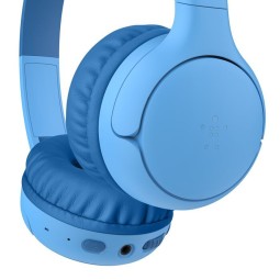 Belkin SoundForm Mini 2 Bluetooth Headset for Kids with Case Blue