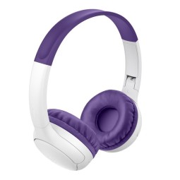 Belkin Soundform Mini 2 Wireless On-Ear Headphones for Kids White/Purple
