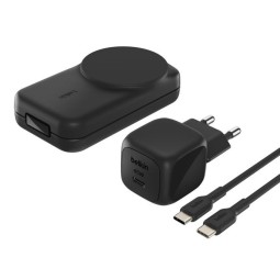 Belkin UltraCharge 25W Qi2 magnetic 3-in-1 Charger Black