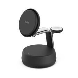 Belkin UltraCharge Pro 25W Qi2 magnetic 3-in-1 Charger Black