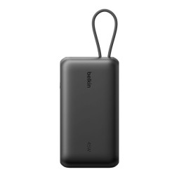Belkin UltraCharge with Integrated Cable and Display 20000mAh PowerBank Black