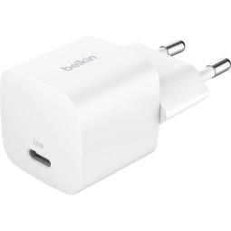 Belkin WCA012KQBK BOOST Charge 25W USB-C Adapter White