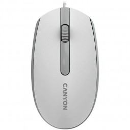 Canyon CNE-CMS10WG wired mouse White/Grey