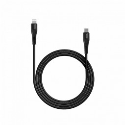 Canyon MFI-4 Charge And Sync Cable USB Type-C - Lightning Black
