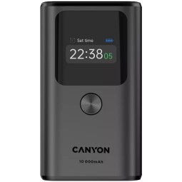 Canyon OnPower 130 10000mAh PowerBank Dark Grey