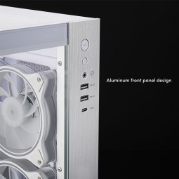 Chieftec Visio Tempered Glass White