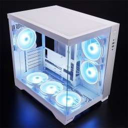 Chieftec Visio Tempered Glass White