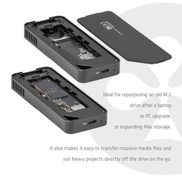 Club3D CAC-2510 M.2 SSD Enclosure with Cooling Fan NVMe USB4 40Gbps