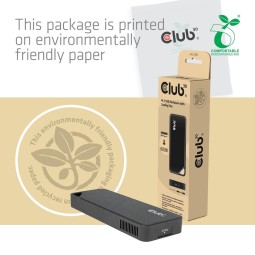 Club3D CAC-2510 M.2 SSD Enclosure with Cooling Fan NVMe USB4 40Gbps