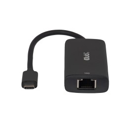 Club3D USB‑C to RJ45 10G Ethernet Black