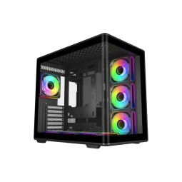 Cooler Master Elite 600 Tempered Glass Black