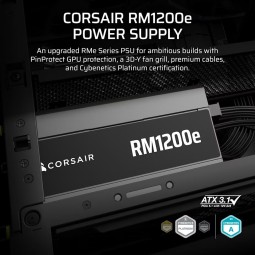 Corsair 1200W 80+ Gold RM1200e Black