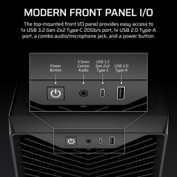 Corsair 3200D RS Tempered Glass Black