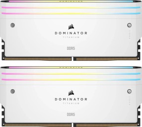 Corsair 32GB DDR5 6400MHz Kit(2x16GB) Dominator Titanium RGB White