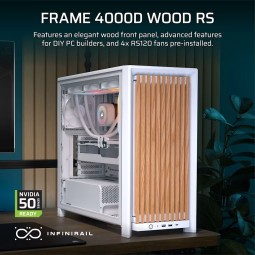 Corsair 4000D RS Tempered Glass White/Oak