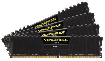 Corsair 64GB DDR4 2400MHz Kit(4x16GB) Vengeance LPX Black