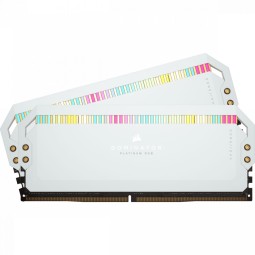 Corsair 64GB DDR5 5200MHz Kit(2x32GB) Dominator Platinum RGB White