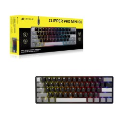 Corsair Clipper Pro Mini 60 Hall Effect Gaming Keyboard Black US