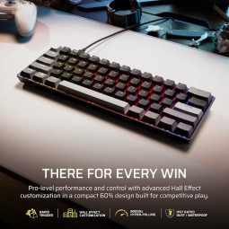 Corsair Clipper Pro Mini 60 Hall Effect Gaming Keyboard Black US
