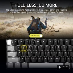 Corsair Clipper Pro Mini 60 Hall Effect Gaming Keyboard Black US