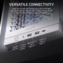 Corsair Frame 4000D RS ARGB Tempered Glass White