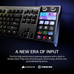 Corsair Galleon 100 SD Stream Deck-Integrated Mechanical Keyboard Black US