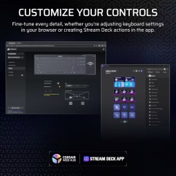 Corsair Galleon 100 SD Stream Deck-Integrated Mechanical Keyboard Black US