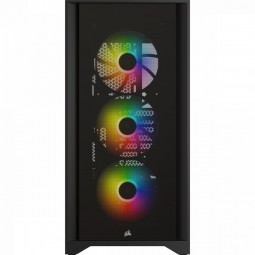 Corsair iCUE 4000X RGB Tempered Glass Black
