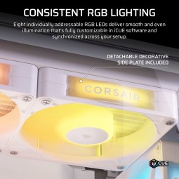 Corsair iCUE LINK RX120 II RGB PWM PC Fan Expansion White