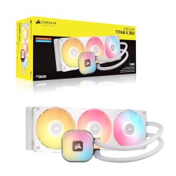 Corsair iCUE LINK TITAN II 360 RX RGB AIO Liquid CPU Cooler White