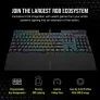 Corsair K70 Pro RGB Cherry MX Speed Mechanical Gaming Keyboard with PBT Double Shot Pro Keycaps Black US