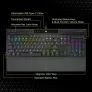 Corsair K70 Pro RGB Cherry MX Speed Mechanical Gaming Keyboard with PBT Double Shot Pro Keycaps Black US
