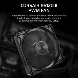 Corsair RS120 II 120mm PWM Black