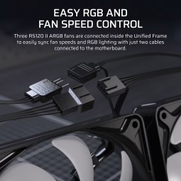 Corsair RS360 II ARGB Unified Frame PWM Black