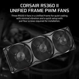 Corsair RS360 II Unified Frame PWM Black